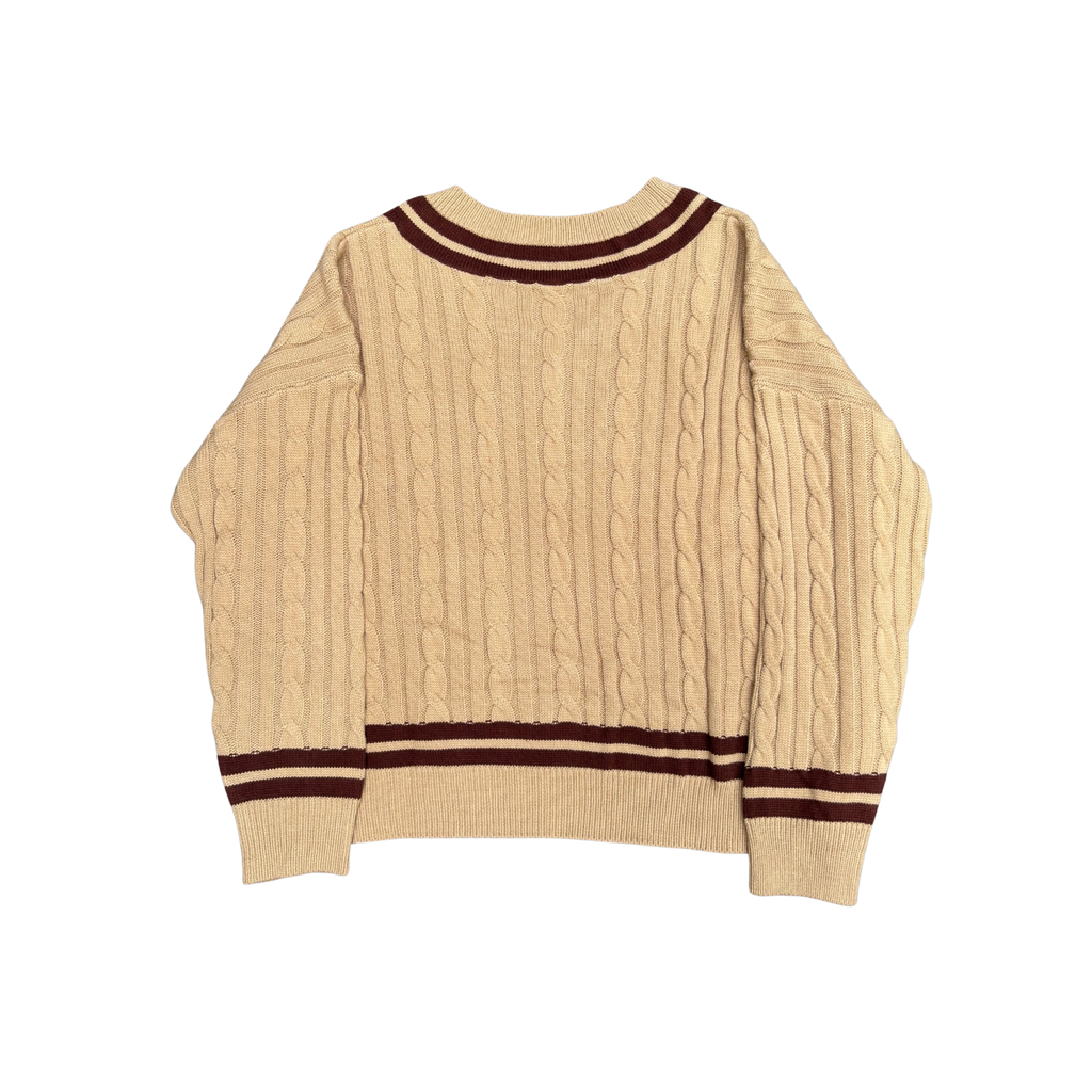 "THE SHEPHERD'S SHEEP" - ELEGANT CABLE KNIT SWEATER (PRE-ORDER)