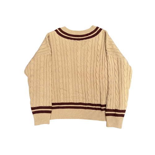 "THE SHEPHERD'S SHEEP" - ELEGANT CABLE KNIT SWEATER (PRE-ORDER)
