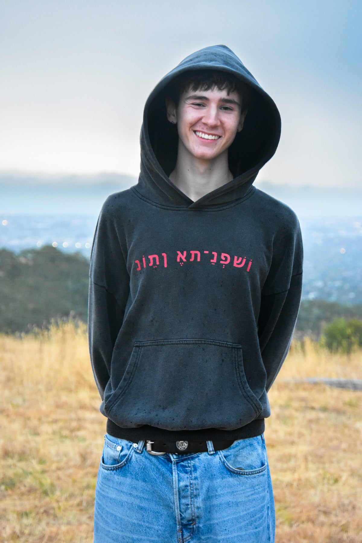 "THE SHEPHERD'S SHEEP" - GRUNGE STRUCTURED HOODIE (PRE-ORDER)